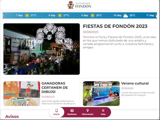 Fondón android App screenshot 2